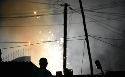 An explosion at a fireworks warehouse in Pakistan's Karachi leaves 34 injured - None