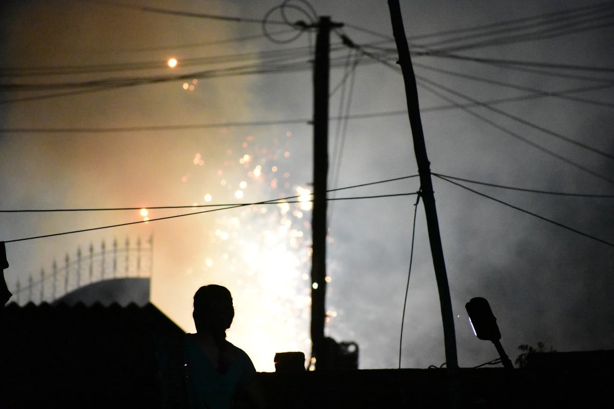 An explosion at a fireworks warehouse in Pakistan's Karachi leaves 34 injured - None