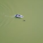 Helicopter Crashes into Mississippi River Barges - None
