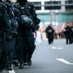 Police weapon discharged during arrest at Sydney Airport - POLICE TASK FORCE … Labor Day (Tag der Arbeit) - Demonstration May 1, 2021