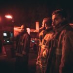 The bravery of a young Saudi man rescues dozens of people from death during a gas station fire. - Firefighters