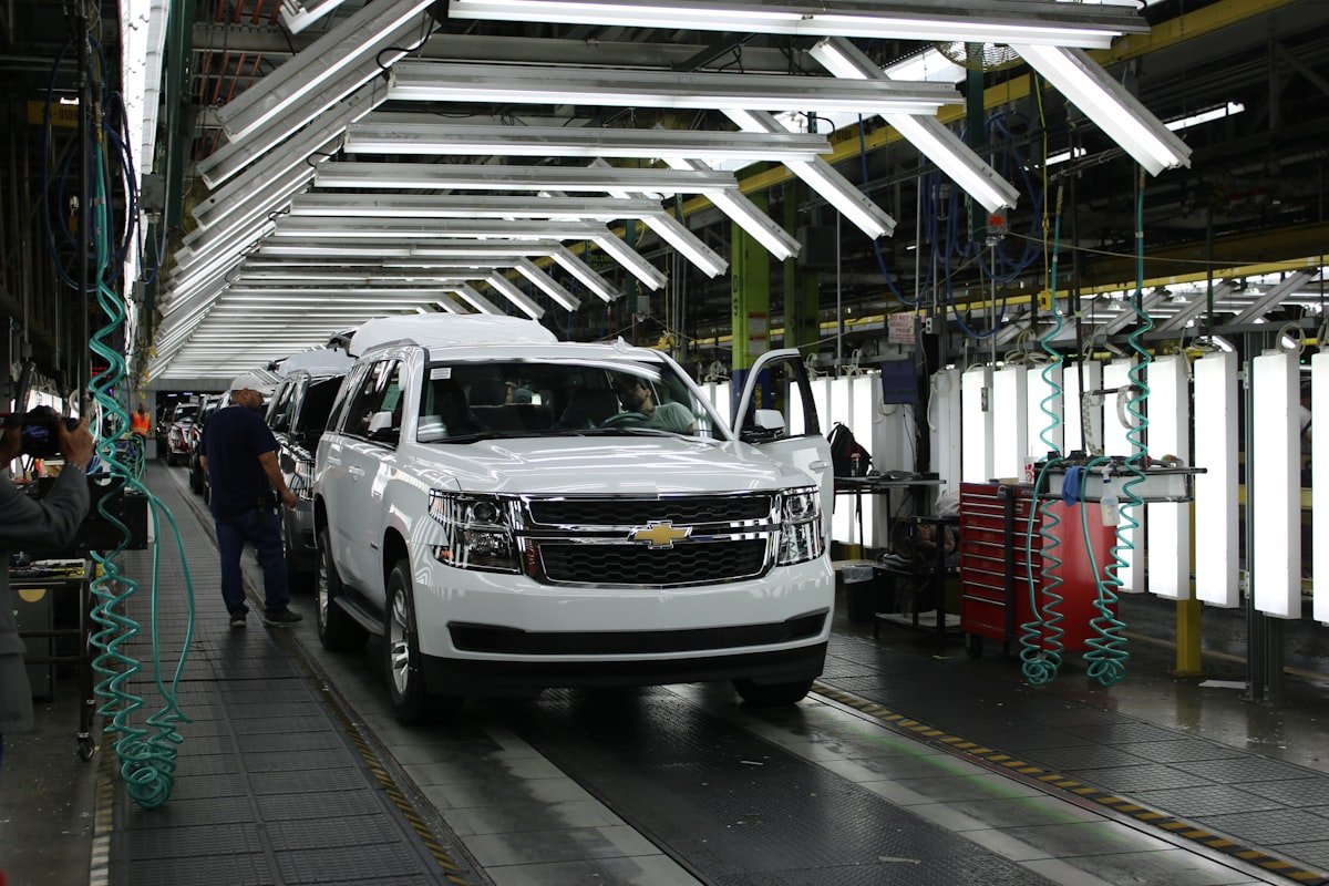U.S. official sees auto tariff relief in weeks - Chevrolet Assembly Line