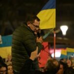 Ukrainian President Volodymyr Zelenskyy prepares for his meeting with President Donald Trump. - Protest against Ukraine invasion by Russia.